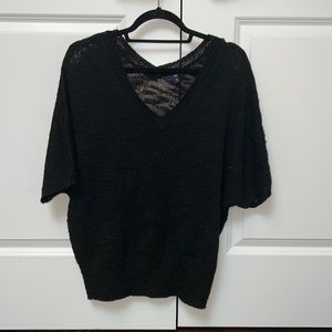 Womens Gap black knit sweater size Large